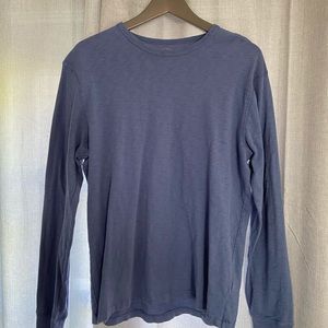 Men’s Blue J Crew Long Sleeve T Shirt (Medium)